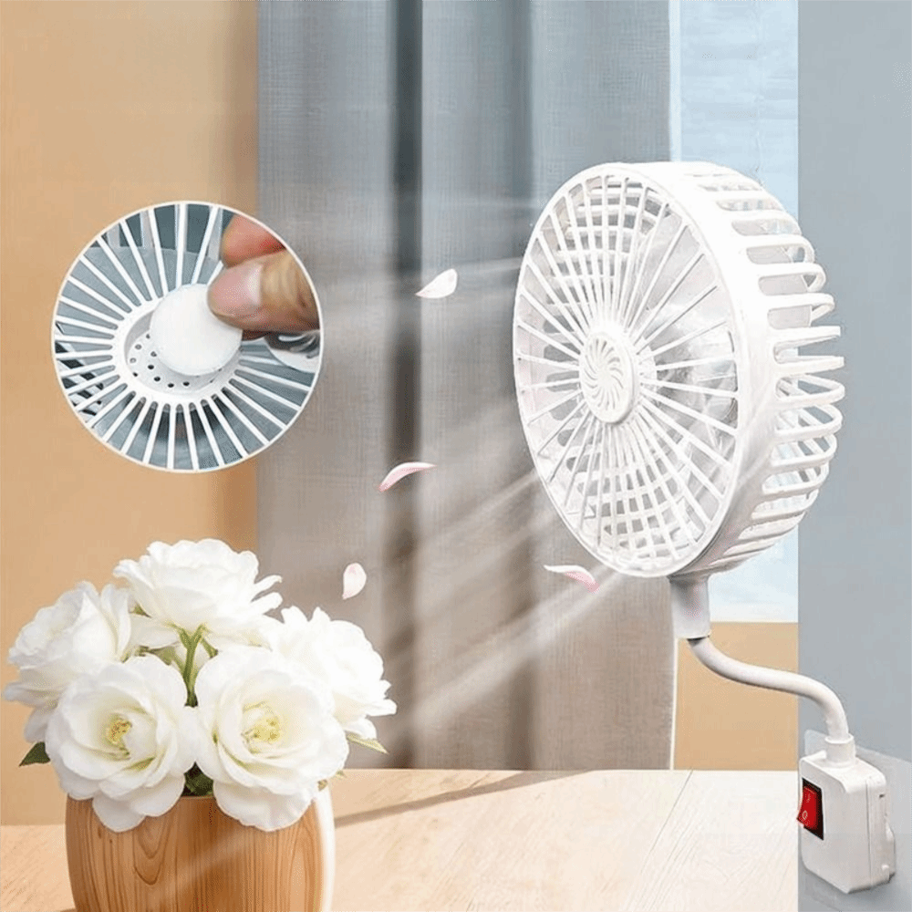 Kitchen Appliances Uk - 360 Rotatable Socket Fan with Safety