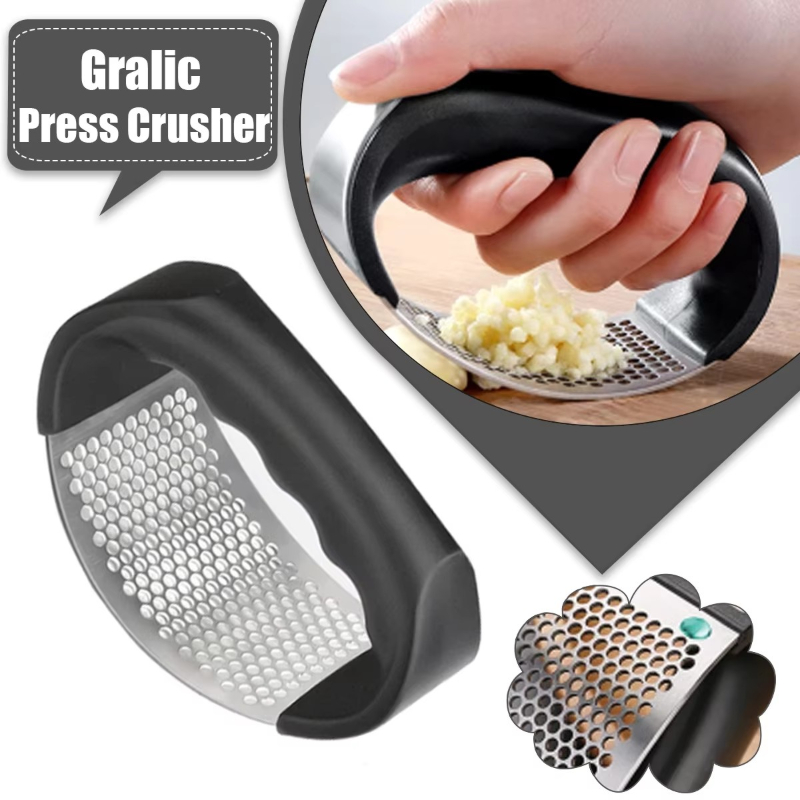 Kitchen Appliances Packages - 1/6pcs Stainless Steel Garlic Press Crusher