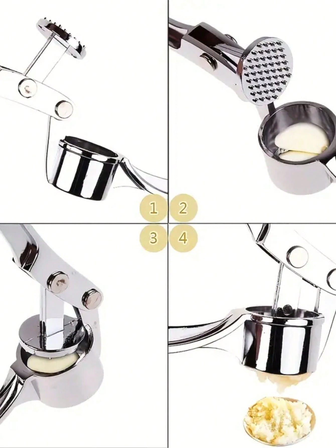 Kitchen Garlic Press Crusher M - Kitchen Appliances Packages review and price