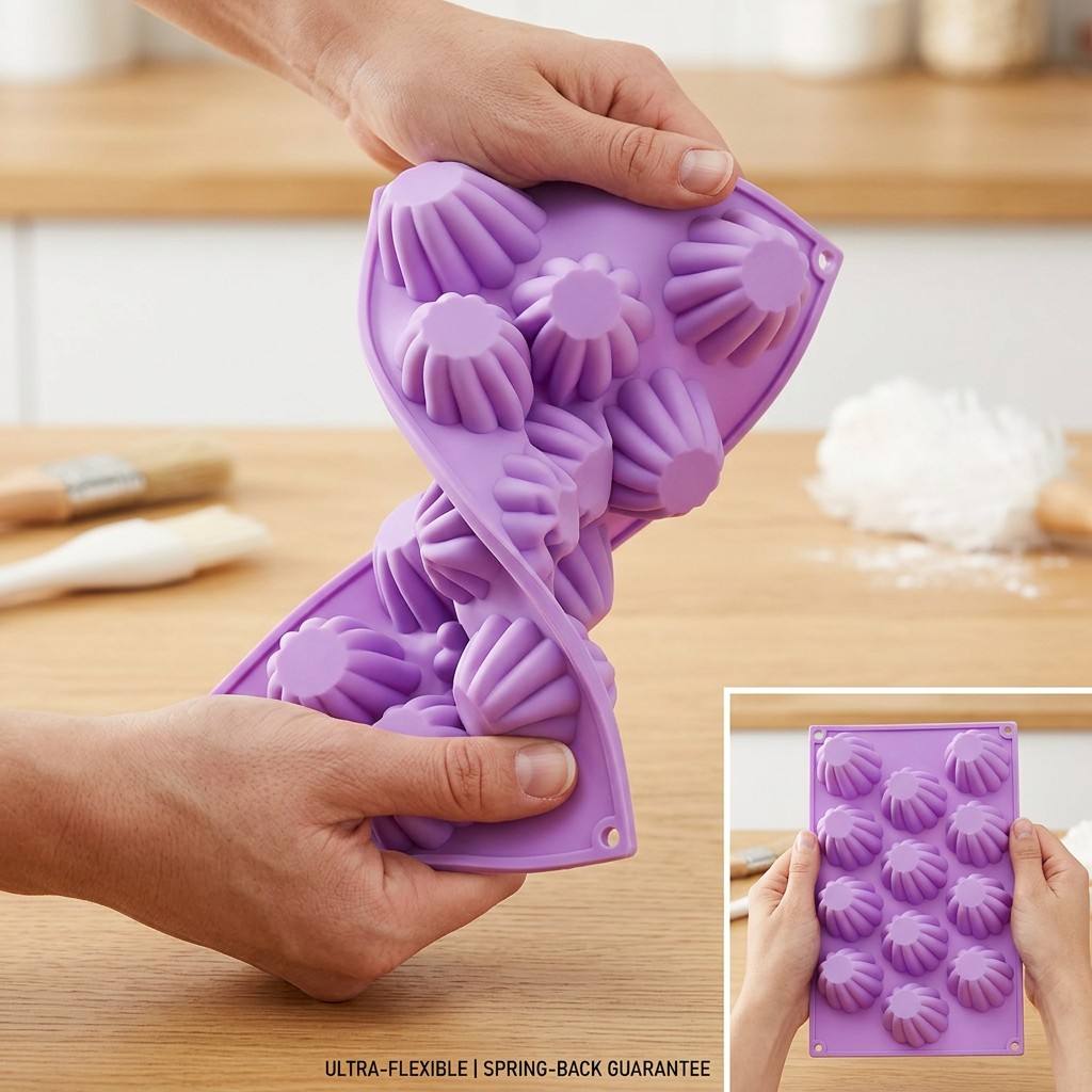 12-Cavity Mini Spiral Silicone - Kitchen Appliances Packages review and price